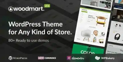 thĂšme woodmart WordPress - thĂšme e-commerce