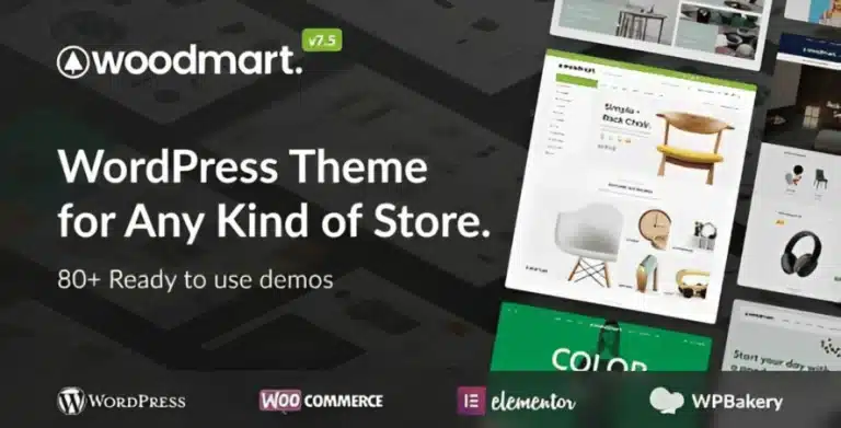 woodmart WordPress theme - e-commerce theme